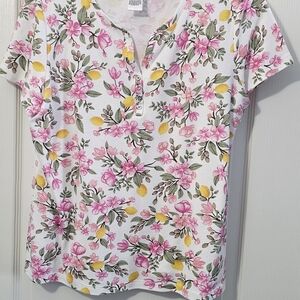 Floral Print Women's Top